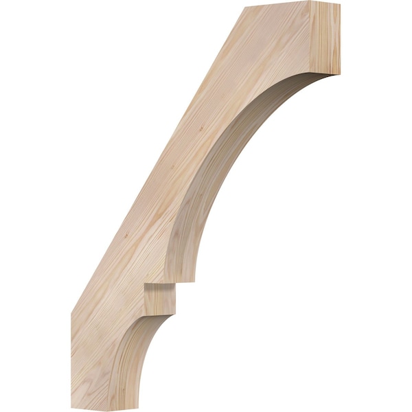Ekena Millwork 3 1/2"W x 24"D x 30"H Balboa Smooth Knee Brace, Douglas Fir BRC04X24X30BOA00SDF - main